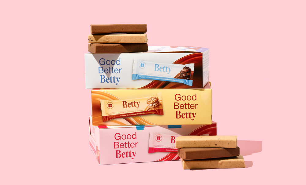 Image showing a woman holding a Betty Bar with her hands